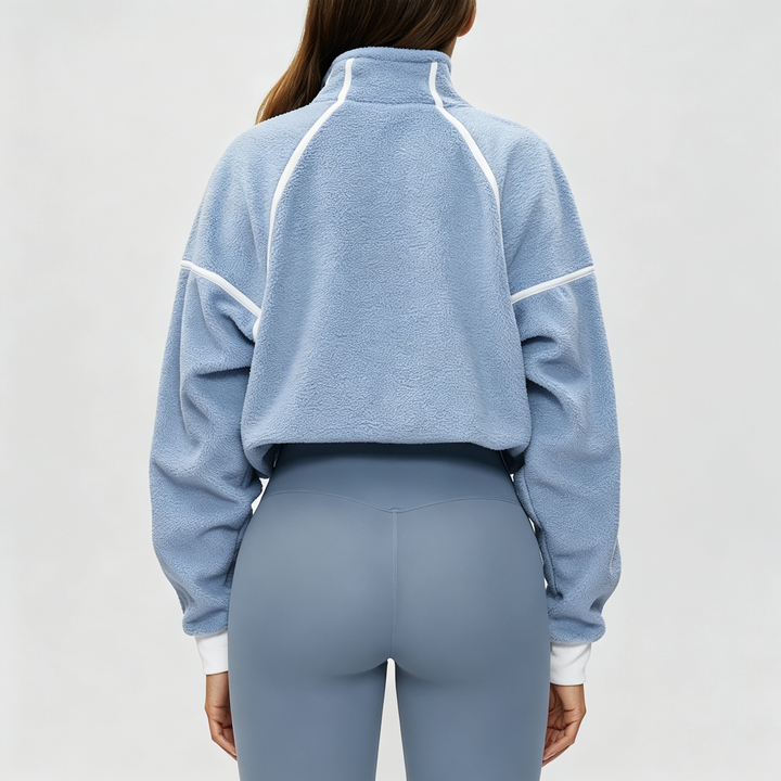 The Elara Half-Zip Fleece Pullover