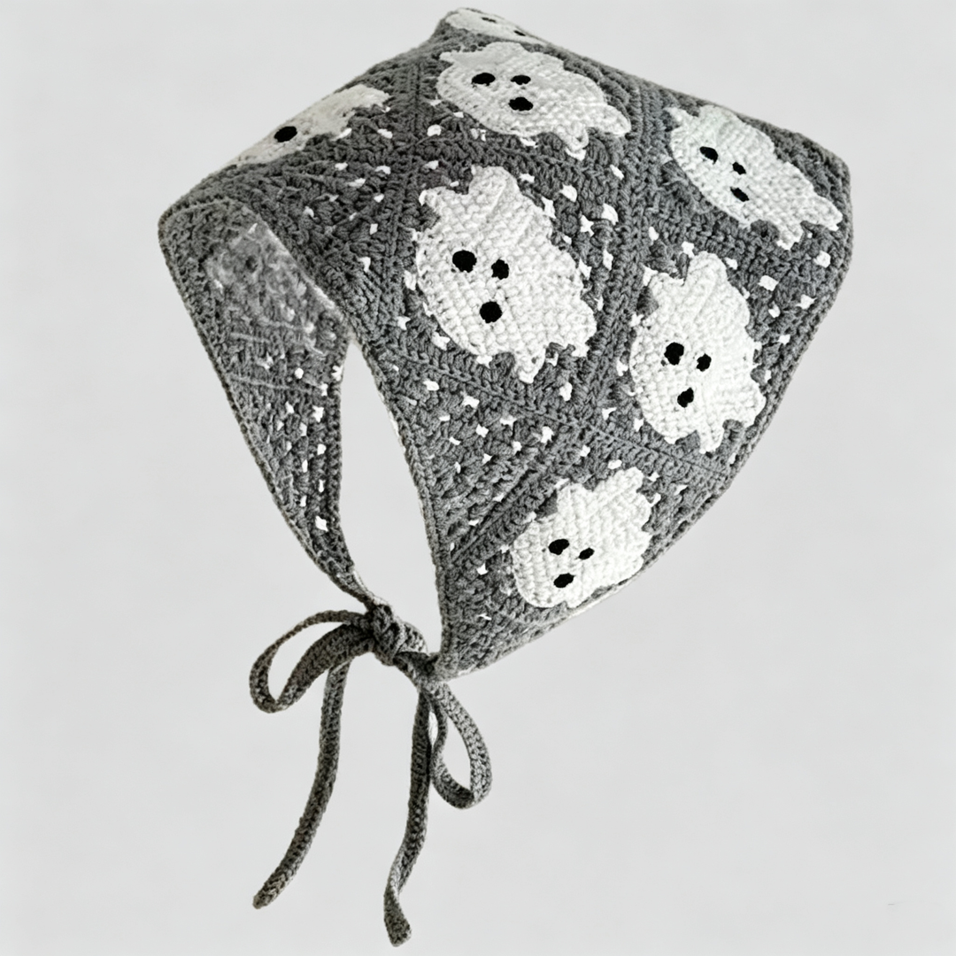 The Elara Halloween Crochet Headscarf