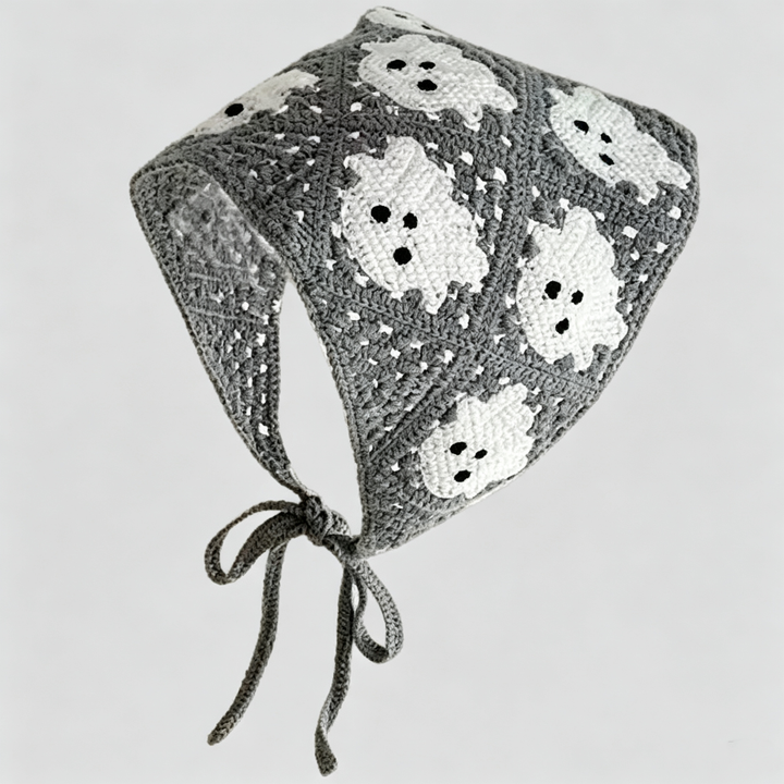 The Elara Halloween Crochet Headscarf