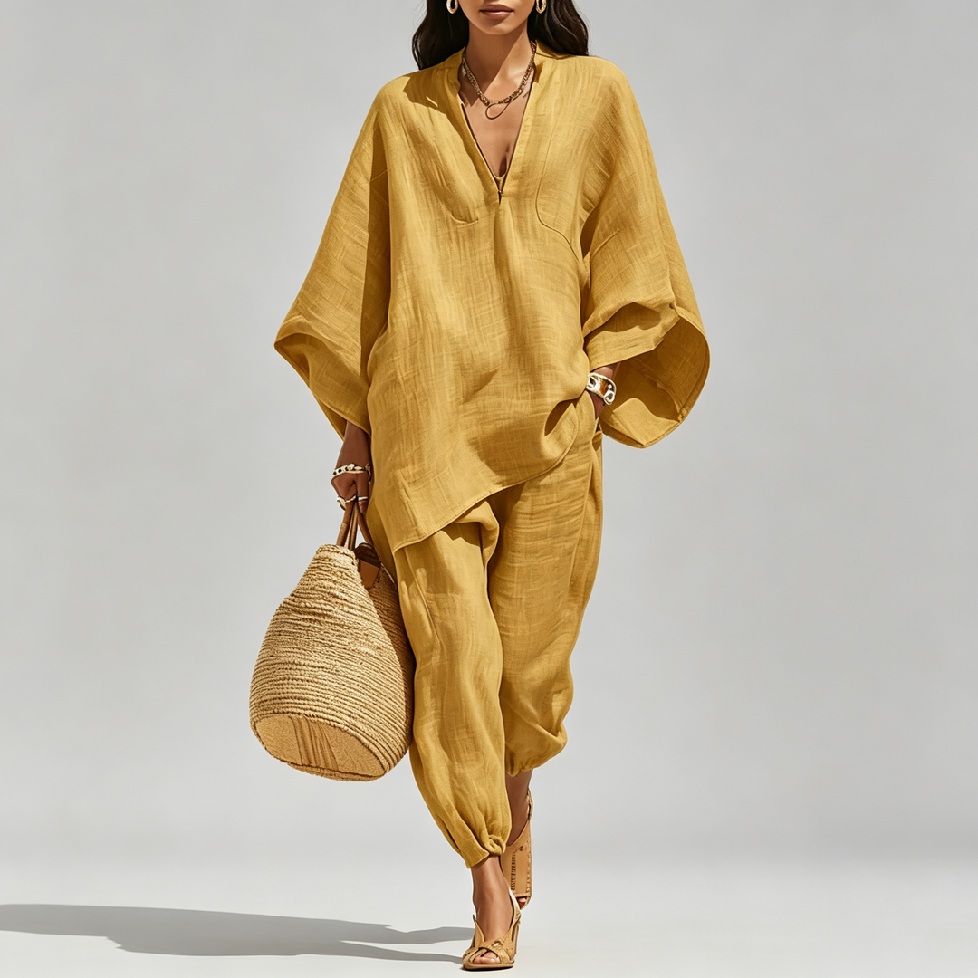The Elara Airy Batwing Lounge Set