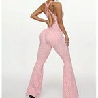 The Elara Leopard Flared Jumpsuit