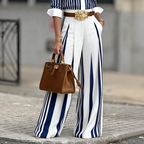 The Elara Riviera Striped Palazzo Pant