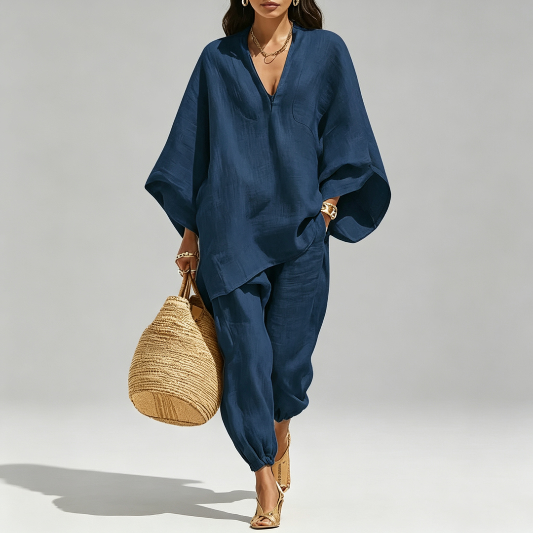 The Elara Airy Batwing Lounge Set