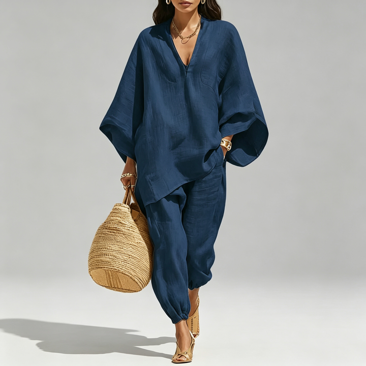 The Elara Airy Batwing Lounge Set