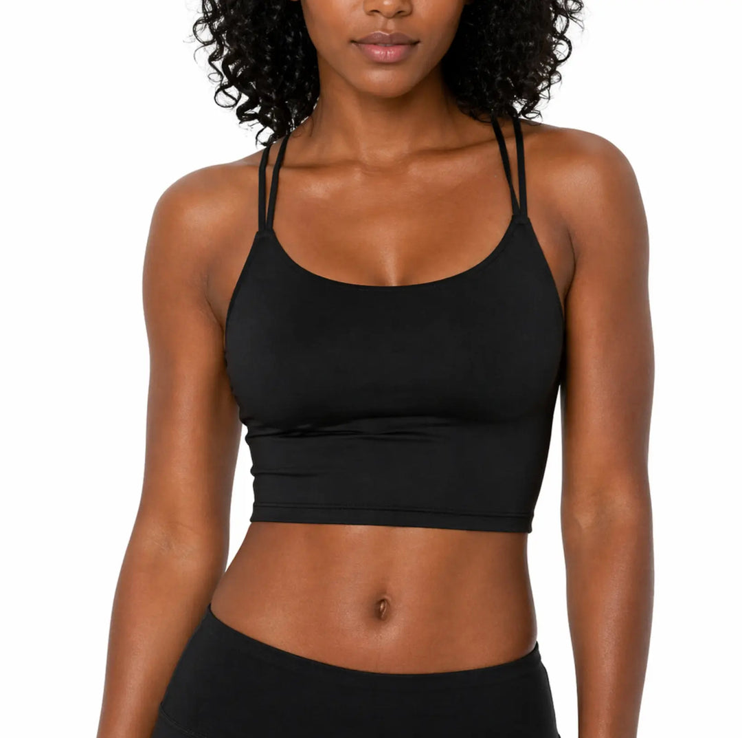 The Elara Spider-Web Built-In Bra Cami Top