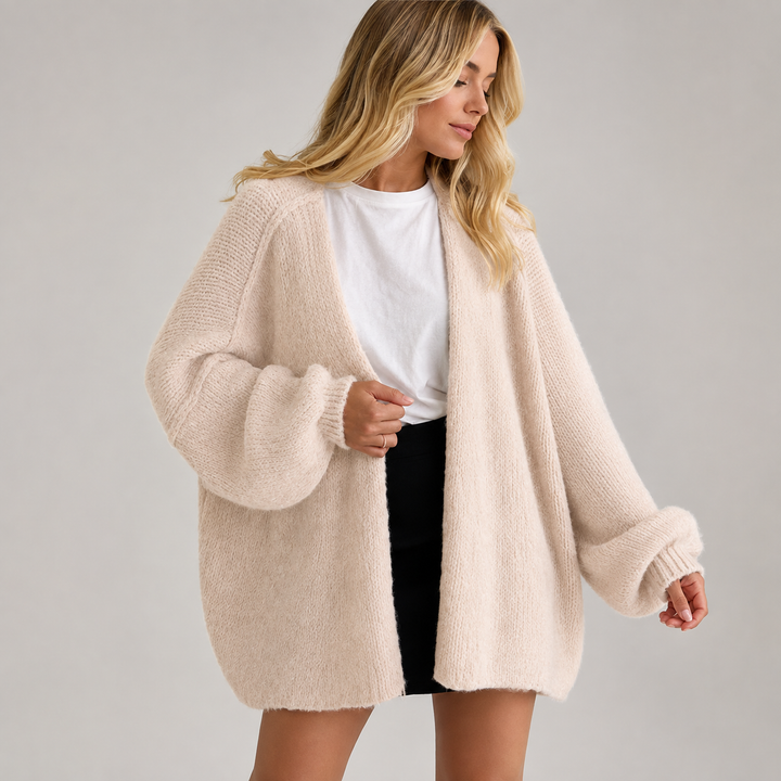 The Elara Plush Oversized Cardigan