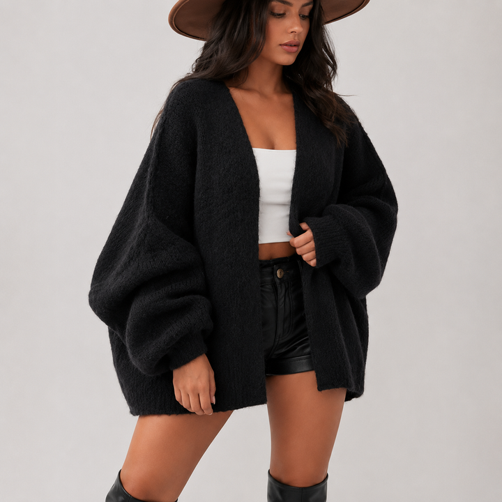 The Elara Plush Oversized Cardigan