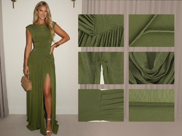 The Elara Convertible Cowl Drape Maxi Dress