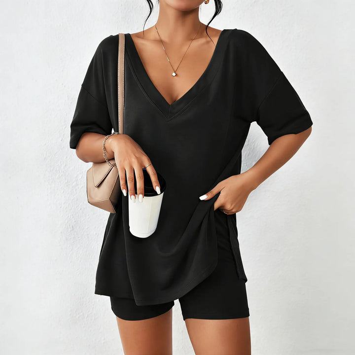 The Elara Reversible V Neck Lounge Set