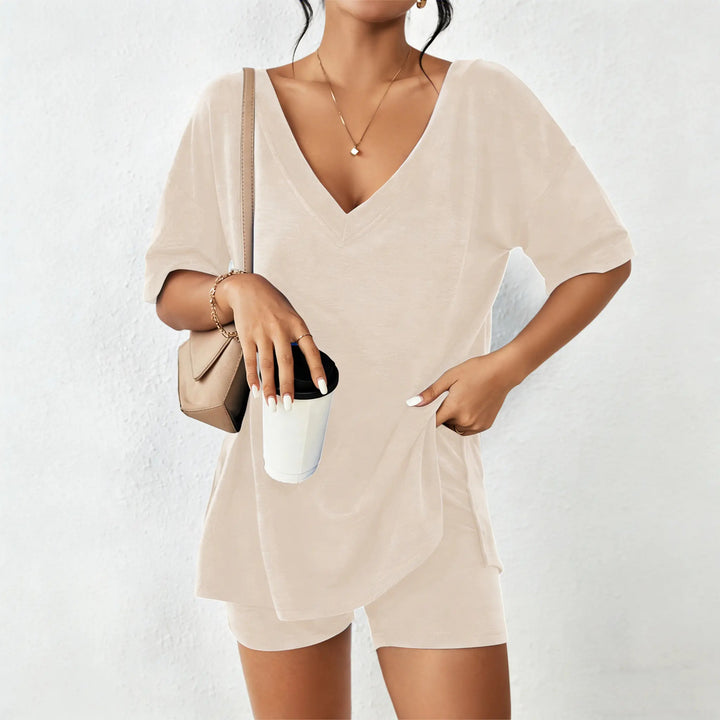The Elara Reversible V Neck Lounge Set