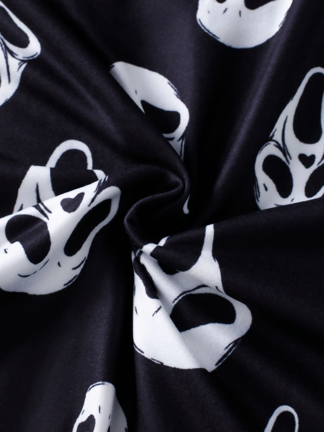 The Elara Gothic Halloween Print Mini Dress