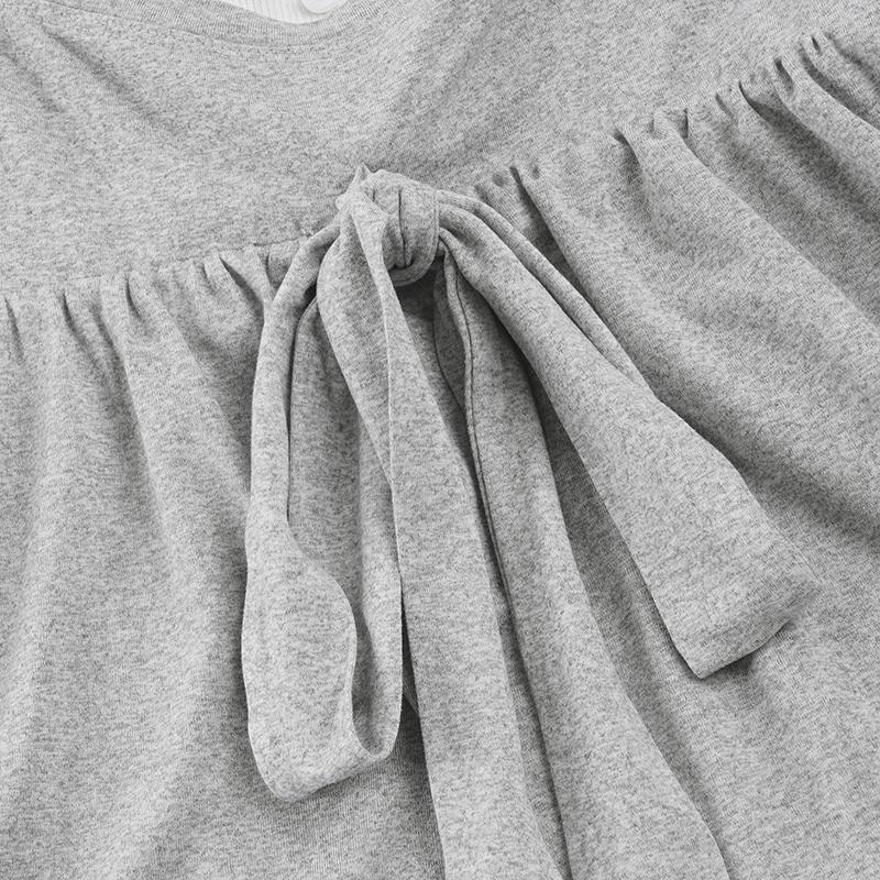 The Elara Lace Layer Bow Front Top