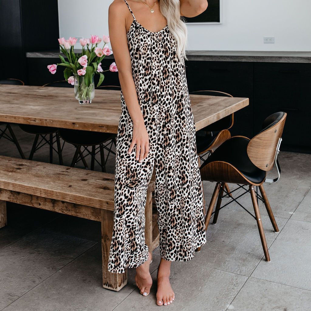 The Elara Plus Boho Wide-Leg Jumpsuit