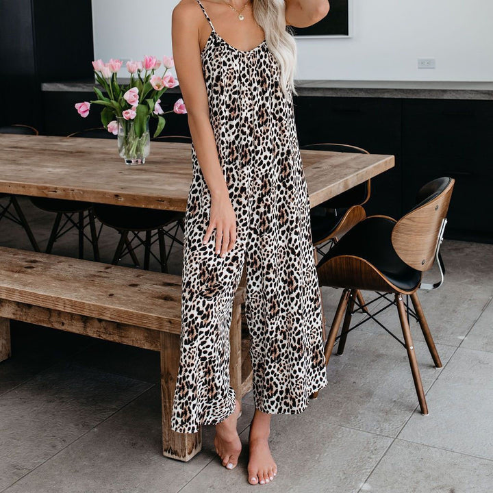 The Elara Plus Boho Wide-Leg Jumpsuit