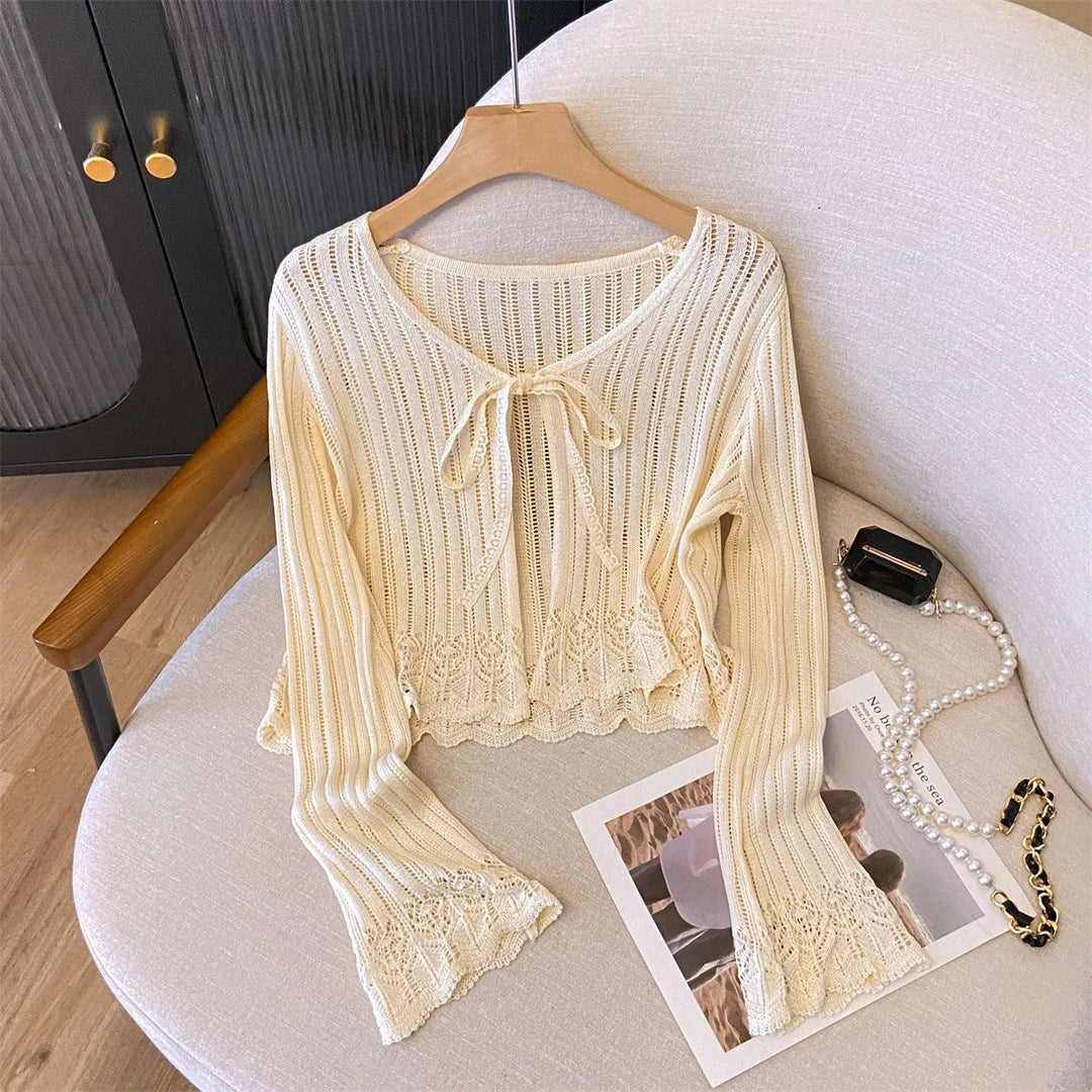 The Elara Balletcore Flared Knit Top