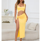 The Elara Summer Muse Slit Maxi