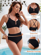 The Elara Tummy Control U-Wire Bikini