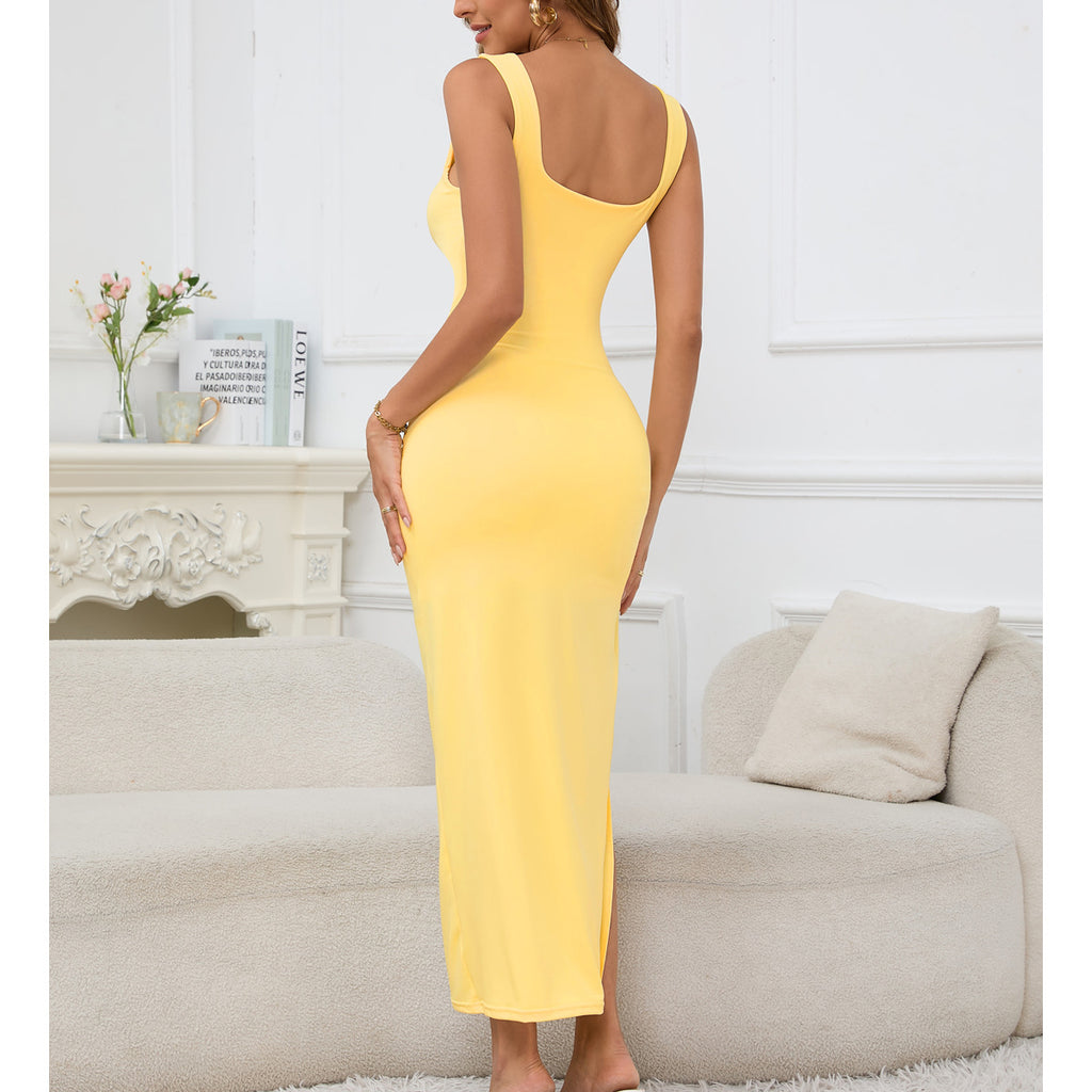 The Elara Summer Muse Slit Maxi