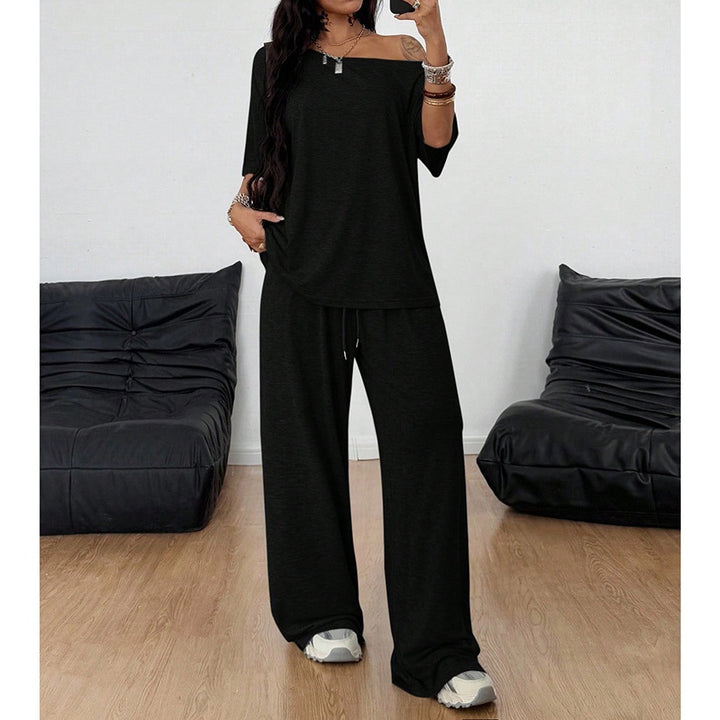 The Elara Off-Shoulder Slouchy Co-ord