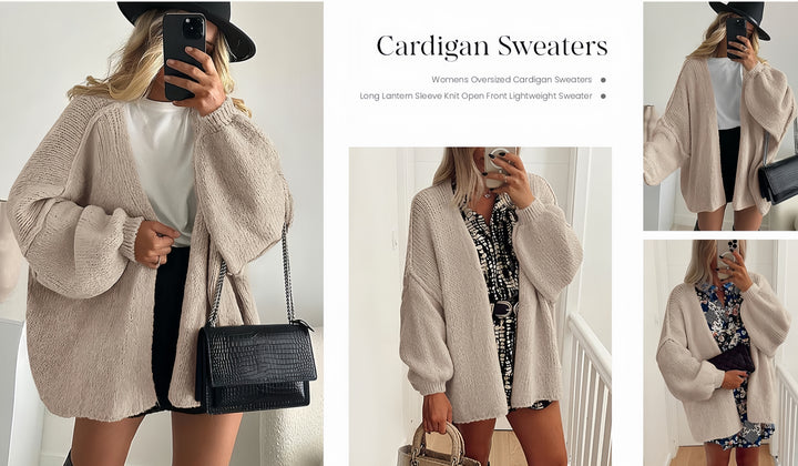 The Elara Plush Oversized Cardigan