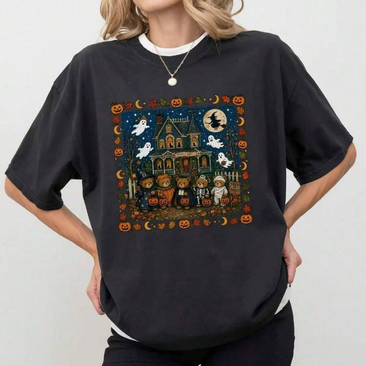 The Elara Haunted Teddy Graphic Tee