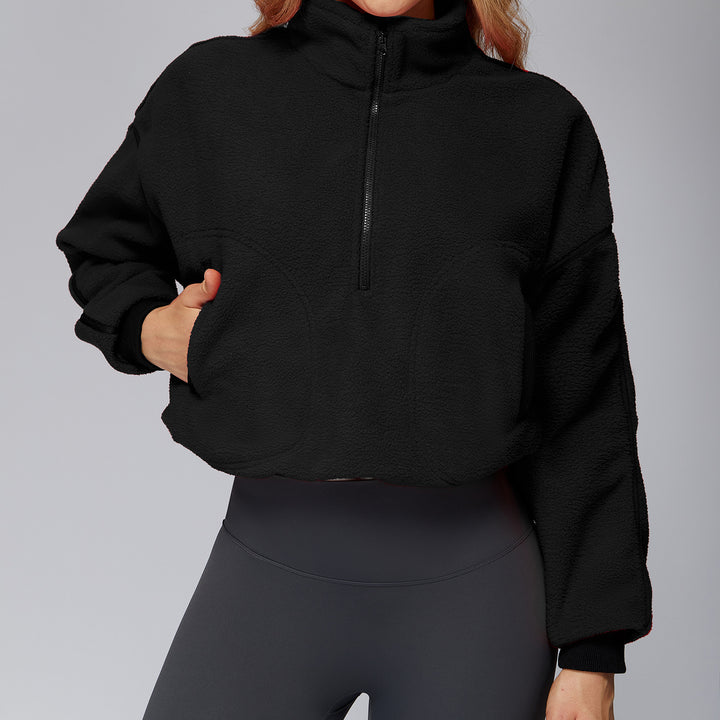 The Elara Half-Zip Fleece Pullover