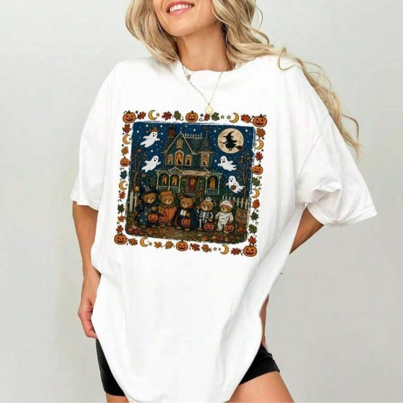 The Elara Haunted Teddy Graphic Tee