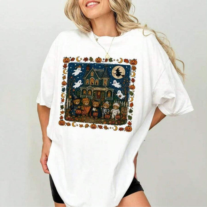 The Elara Haunted Teddy Graphic Tee