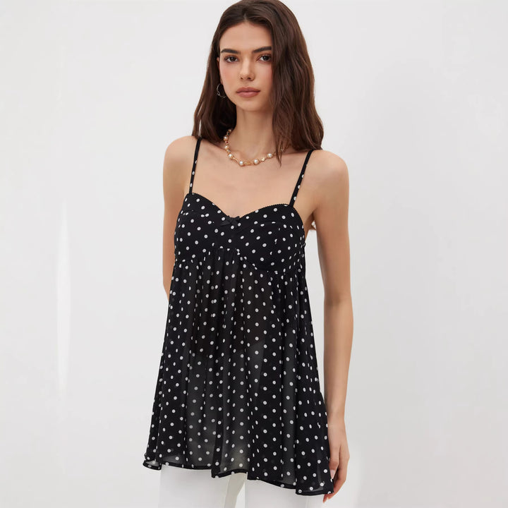 The Elara Sheer Leopard Bowknot Mini Chemise Dress