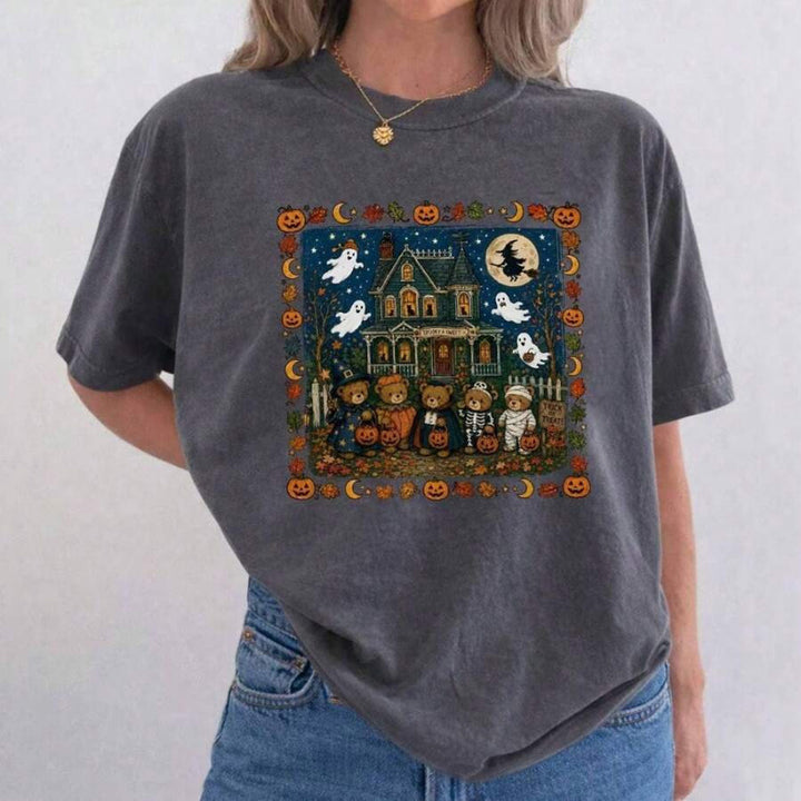 The Elara Haunted Teddy Graphic Tee