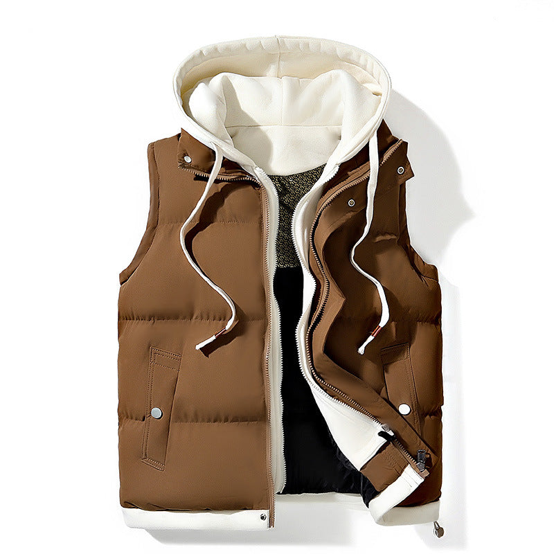 The Elara Hooded Puffer Vest