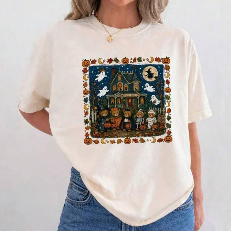 The Elara Haunted Teddy Graphic Tee