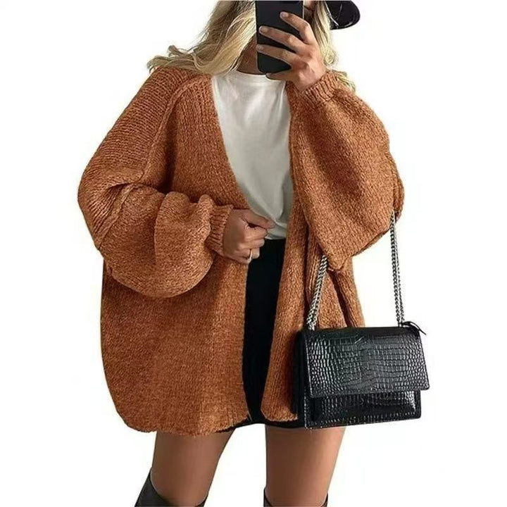 The Elara Plush Oversized Cardigan