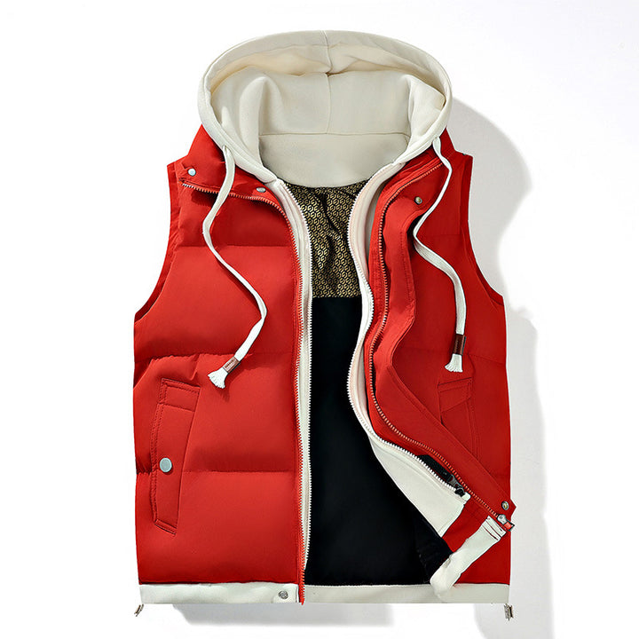 The Elara Hooded Puffer Vest