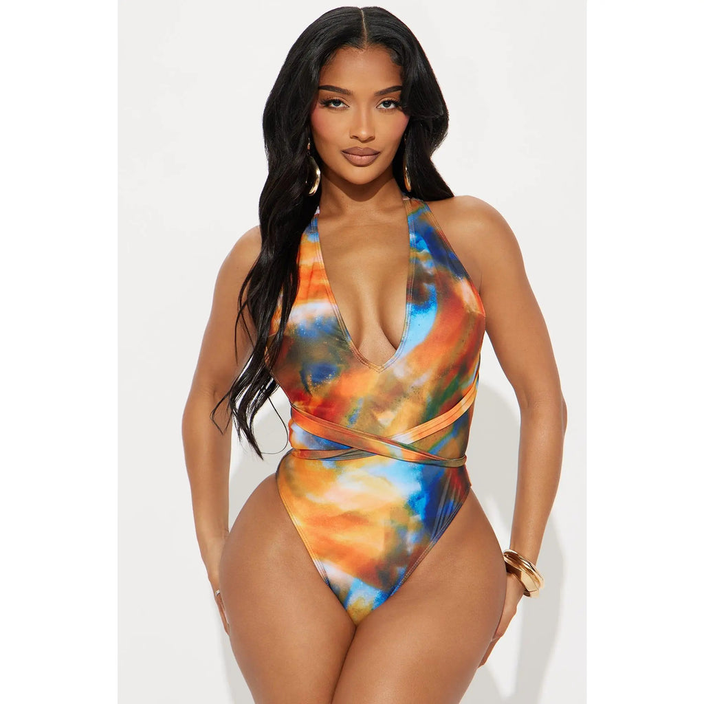 The Elara Plus Size Removable Skirt One-Piece Swimsuit