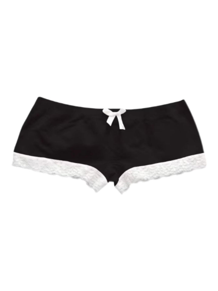 The Elara Ruched Lace-Trim Tube Top &amp; Shorts Set