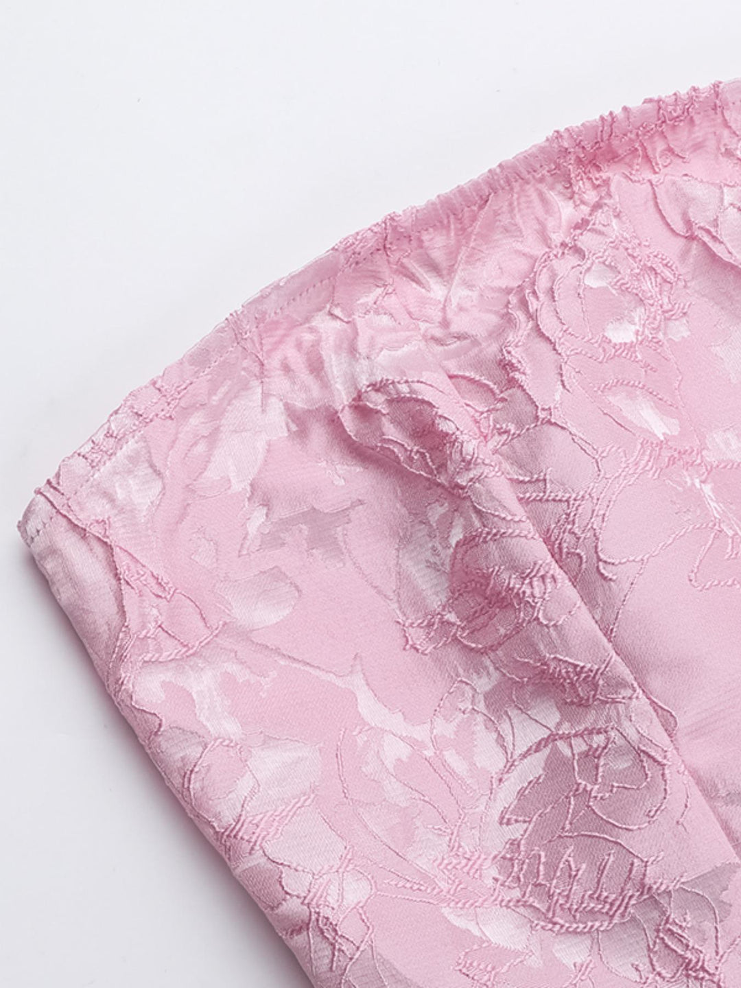 The Elara Grand Bow Jacquard Mini Dress