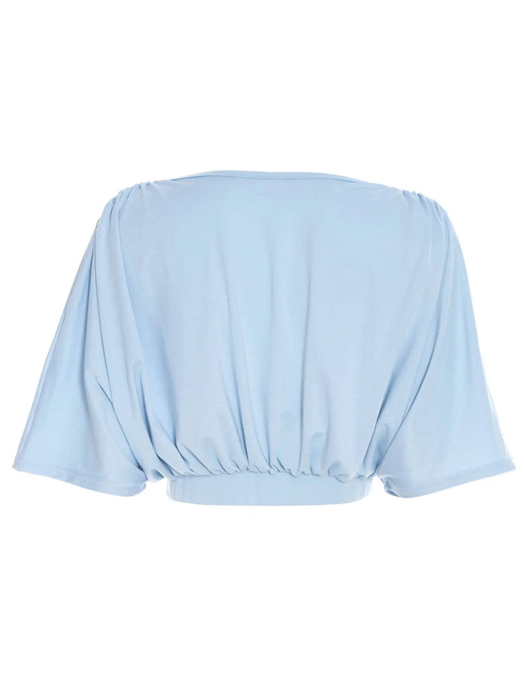 The Elara Deep V Batwing Crop Top