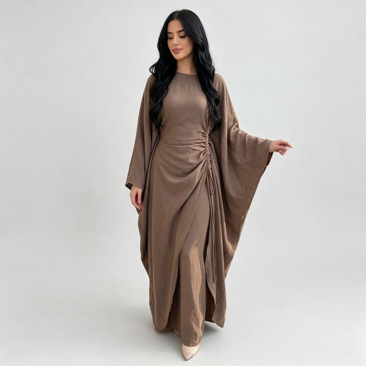 The Elara Cinched Kaftan Trouser Set