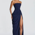 The Elara Strapless Evening Dress