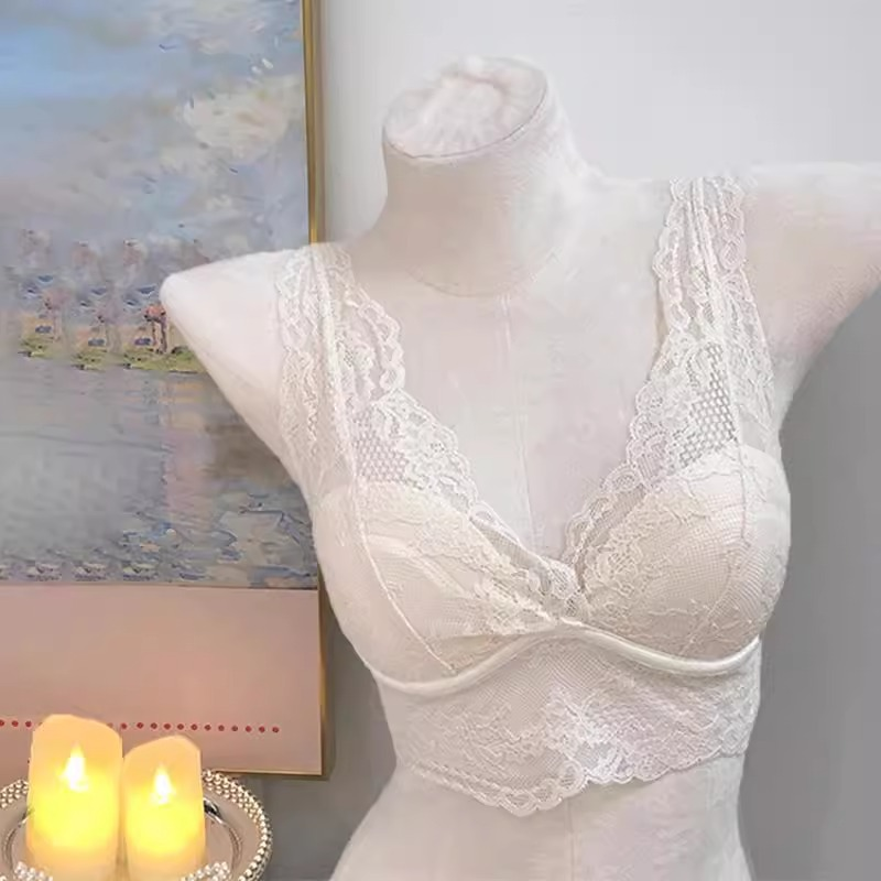 The Elara Coquette Lace Three-Piece Set