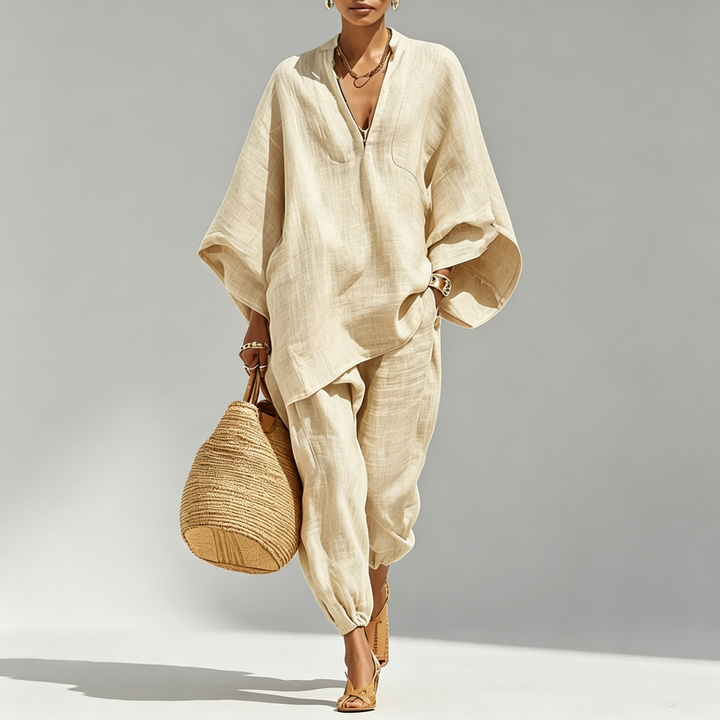 The Elara Airy Batwing Lounge Set
