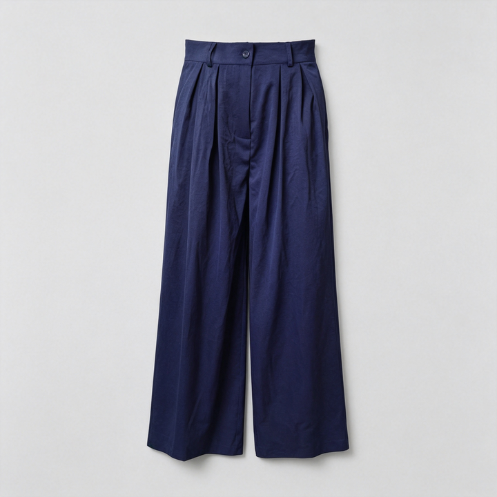 The Elara Pleated Wide Leg Pants