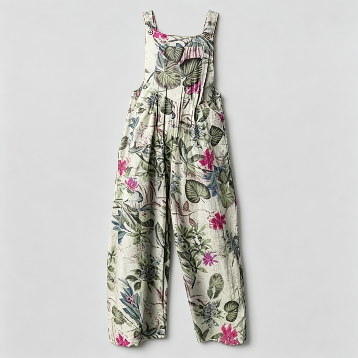 The Elara Mosaic Boho Wide-Leg Jumpsuit