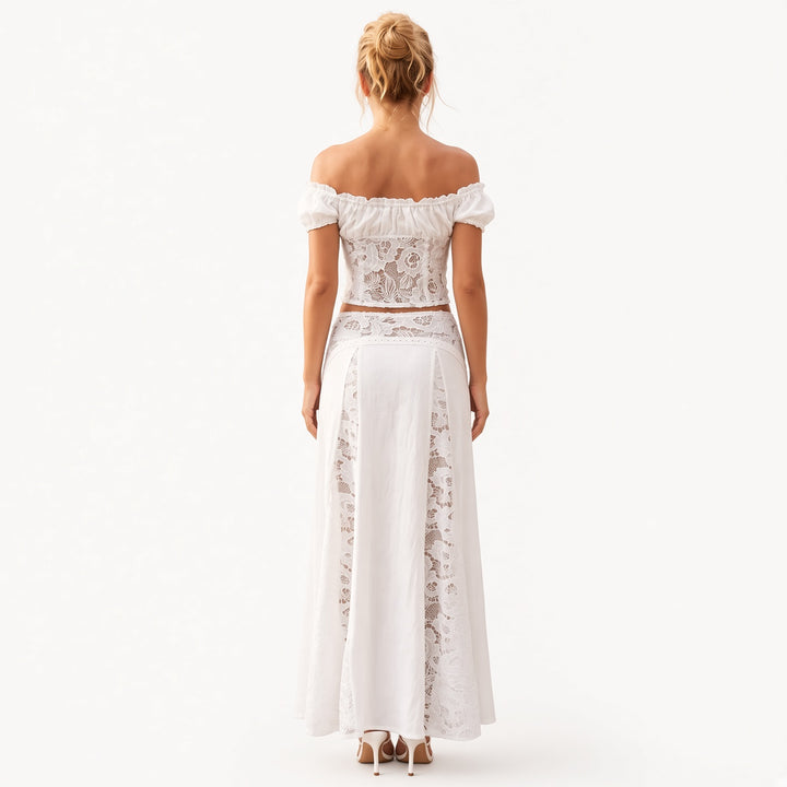 The Elara Solenne Cotton Lace Separates