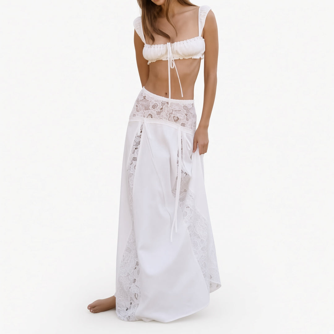 The Elara Solenne Cotton Lace Separates