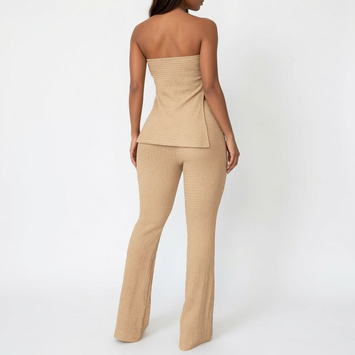 The Elara Contour Strapless Flare Set