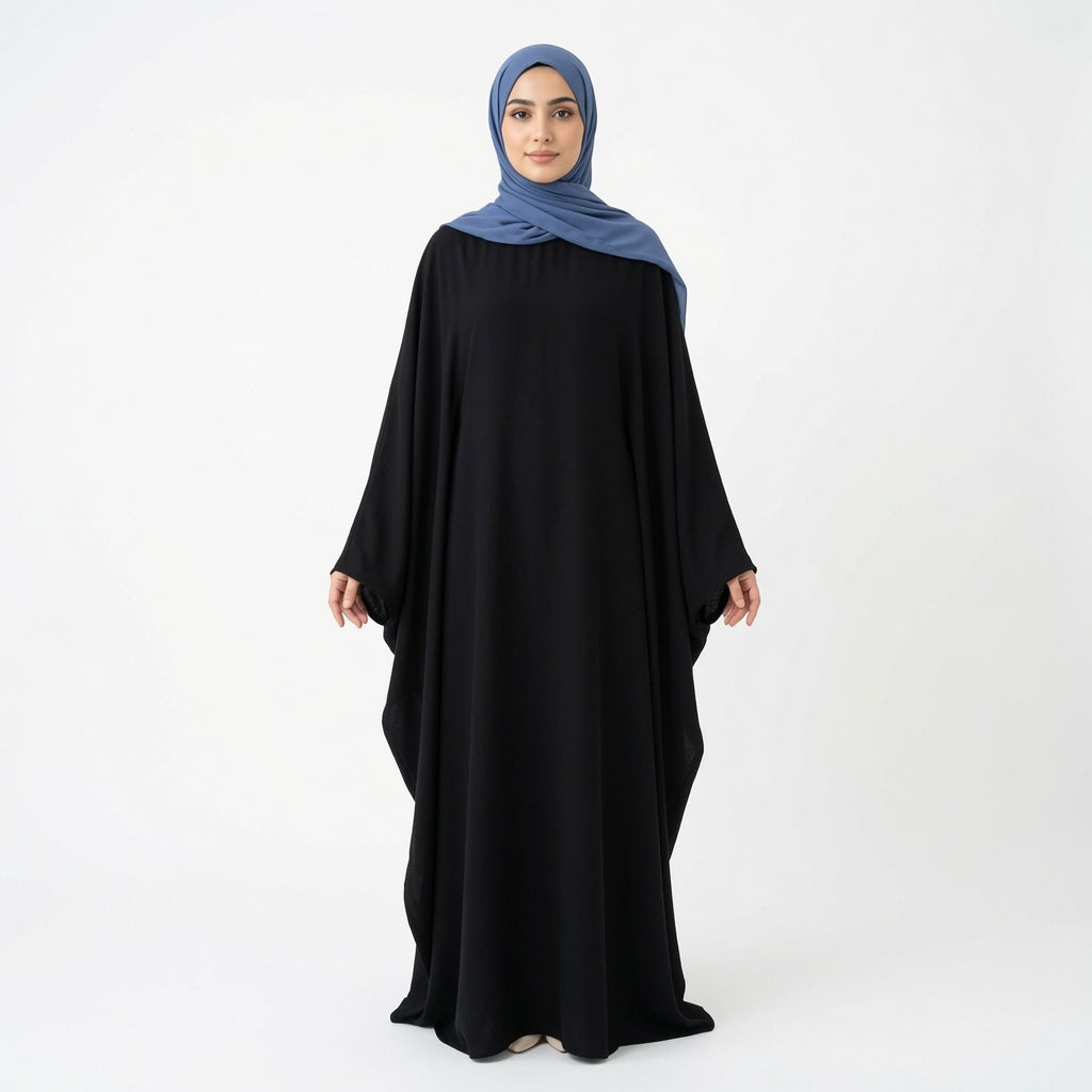 The Elara Grace Oversized Abaya Dress