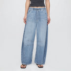 The Elara Wide Leg Drawstring Cargo Jeans