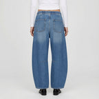 The Elara Wide Leg Drawstring Cargo Jeans